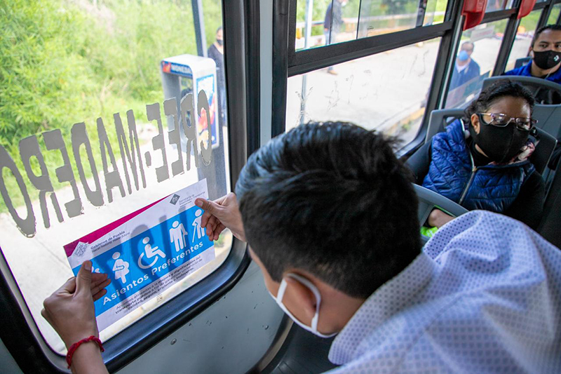 Supervisa Smt Colocación De Asientos Preferenciales En El Transporte Público Efekto10 5920